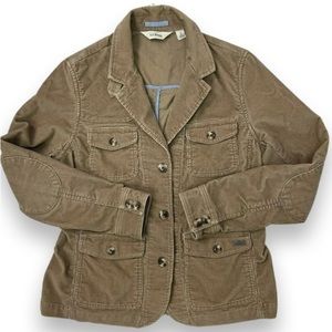 EUC L.L. Bean Corduroy Blazer With Patchwork Details On Elbows Size XS
